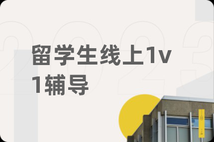 留學(xué)生線上1v1輔導(dǎo)