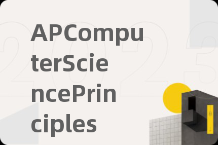 APComputerSciencePrinciples