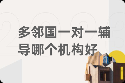 多鄰國一對一輔導(dǎo)哪個機(jī)構(gòu)好