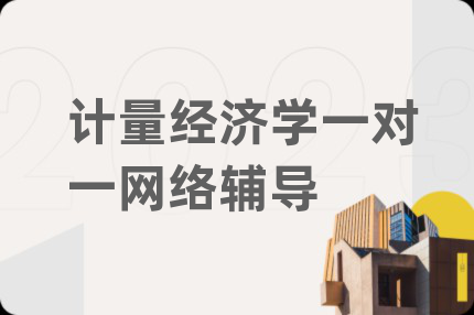 計量經(jīng)濟學一對一網(wǎng)絡輔導