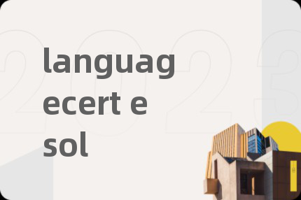 languagecert esol
