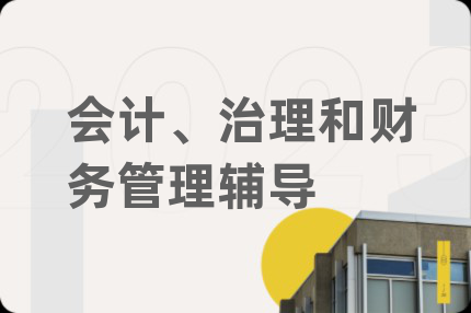 會計、治理和財務管理輔導