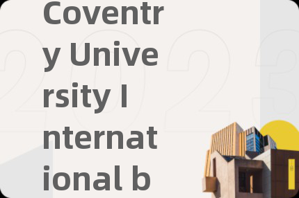 Coventry University International business