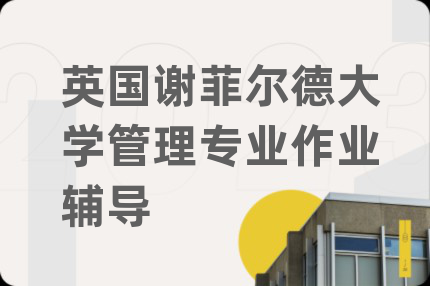 英國(guó)謝菲爾德大學(xué)管理專業(yè)作業(yè)輔導(dǎo)