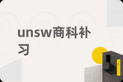 unsw商科補習