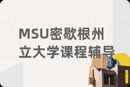 MSU密歇根州立大學(xué)課程輔導(dǎo)