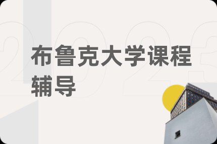 布魯克大學(xué)課程輔導(dǎo)