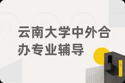 云南大學(xué)中外合辦專業(yè)輔導(dǎo)