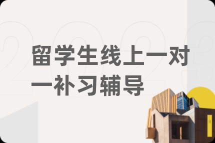 留學(xué)生線上一對(duì)一補(bǔ)習(xí)輔導(dǎo)