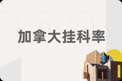 加拿大掛科率